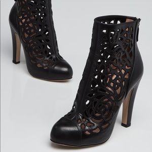 Valentino laser cut shoes